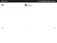 Tablet Screenshot of krishnabrassindustries.com